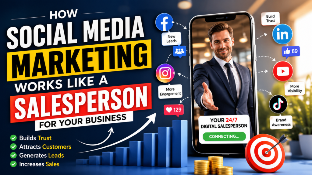 How Social Media Marketing Works Like A Salesperson For Your Business 1024x576