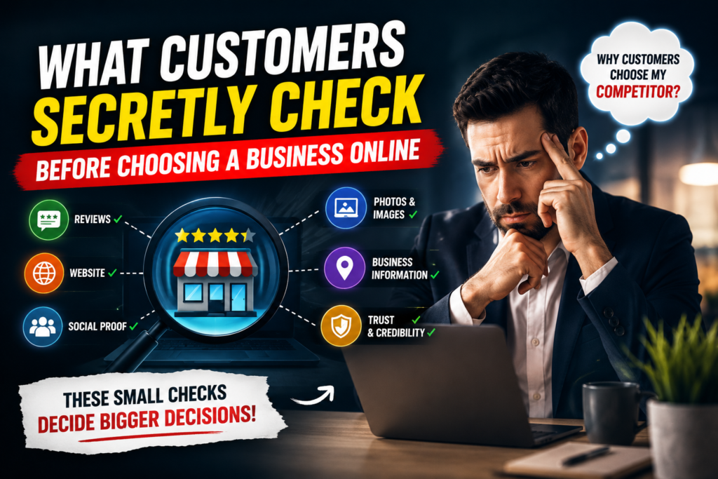 What Customers Secretly Check Before Choosing a Business Online What Customers Secretly Check Before Choosing A Business Online 1024x683